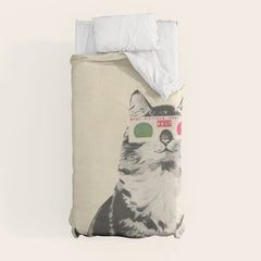 3D Glasses Duvet Cover