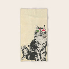 3D Glasses Bath Towel
