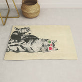3D Glasses Rug