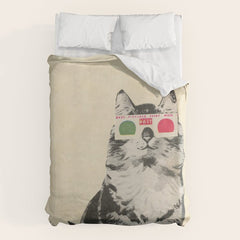 3D Glasses Duvet Cover