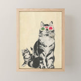 3D Glasses Mini Art Print