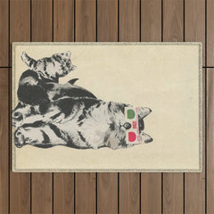 3D Glasses Outdoor Rug