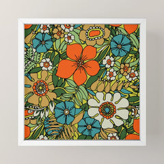 70s Plate Mini Art Print