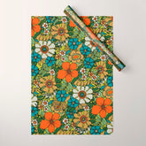 70s Plate Wrapping Paper