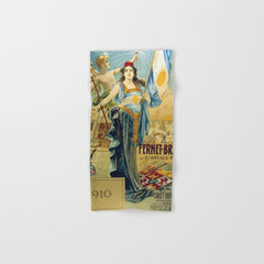 1910 Fernet Branca Liqueur Aperitif Advertisement Bath Towel