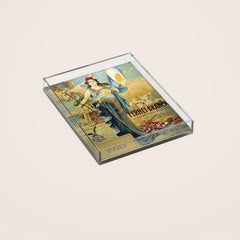 1910 Fernet Branca Liqueur Aperitif Advertisement Acrylic Tray