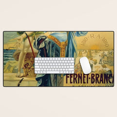 1910 Fernet Branca Liqueur Aperitif Advertisement Desk Mat