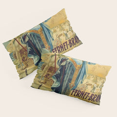 1910 Fernet Branca Liqueur Aperitif Advertisement Pillow Sham