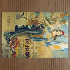 1910 Fernet Branca Liqueur Aperitif Advertisement Outdoor Rug