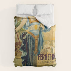 1910 Fernet Branca Liqueur Aperitif Advertisement Duvet Cover