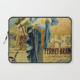 1910 Fernet Branca Liqueur Aperitif Advertisement Laptop Sleeve