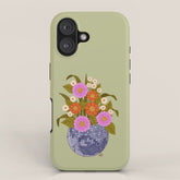 1970s Disco Ball Flower Pot iPhone Case