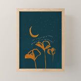 "Let Light Be A Sweet Rebellion In The Shadows" Mini Art Print