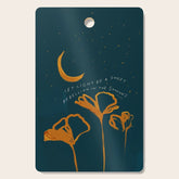 "Let Light Be A Sweet Rebellion In The Shadows" Cutting Board