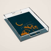 "Let Light Be A Sweet Rebellion In The Shadows" Acrylic Tray