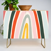 70s Vintage Rainbow Credenza