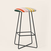 70s Vintage Rainbow Stool