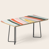 70s Vintage Rainbow Coffee Table