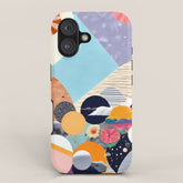 A Fantastic Journey, Graphic Collage Eclectic, Cutout Pop Art Contemporary, Snow Mountain Winter Textures Patterns, Geometric Digital iPhone Case