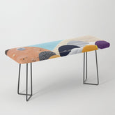 A Fantastic Journey, Graphic Collage Eclectic, Cutout Pop Art Contemporary, Snow Mountain Winter Textures Patterns, Geometric Digital Bench