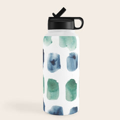 17 Minimalist Art 220419 Abstract Expressionism Watercolor Painting Valourine Design Water Bottle