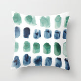 17 Minimalist Art 220419 Abstract Expressionism Watercolor Painting Valourine Design Throw Pillow