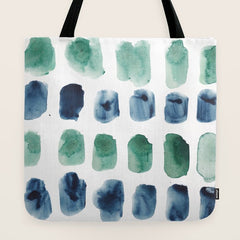 17 Minimalist Art 220419 Abstract Expressionism Watercolor Painting Valourine Design Tote Bag