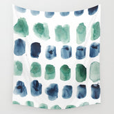 17 Minimalist Art 220419 Abstract Expressionism Watercolor Painting Valourine Design Wall Tapestry