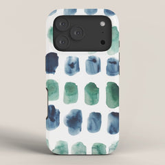 17 Minimalist Art 220419 Abstract Expressionism Watercolor Painting Valourine Design iPhone Case