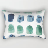 17 Minimalist Art 220419 Abstract Expressionism Watercolor Painting Valourine Design Rectangular Pillow