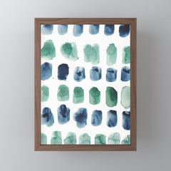 17 Minimalist Art 220419 Abstract Expressionism Watercolor Painting Valourine Design Mini Art Print