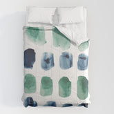 17 Minimalist Art 220419 Abstract Expressionism Watercolor Painting Valourine Design Comforter