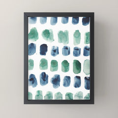 17 Minimalist Art 220419 Abstract Expressionism Watercolor Painting Valourine Design Mini Art Print