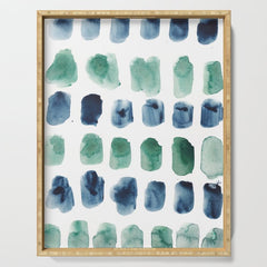 17 Minimalist Art 220419 Abstract Expressionism Watercolor Painting Valourine Design Serving Tray