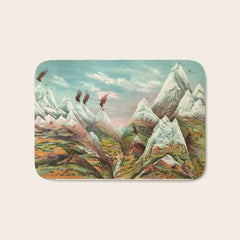 "View of Nature in Ascending Regions" by Levi Walter Yaggy, 1893 Bath Mat