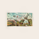 "View of Nature in Ascending Regions" by Levi Walter Yaggy, 1893 Bath Towel