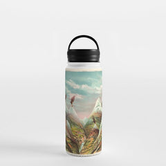 "View of Nature in Ascending Regions" by Levi Walter Yaggy, 1893 Water Bottle