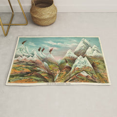 "View of Nature in Ascending Regions" by Levi Walter Yaggy, 1893 Rug
