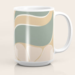 70s big flower botanical land 2 Coffee Mug