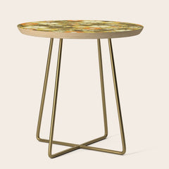 1970s Retro/Vintage Floral Pattern Side Table