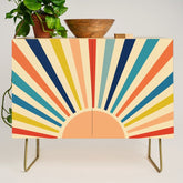 60s retro sun Credenza