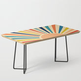60s retro sun Coffee Table