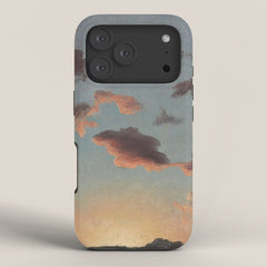 "Cloud Study" by Knud Baade, 1838 iPhone Case