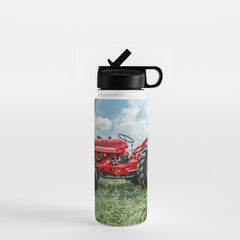 300 Vintage International Harvester Red Tractor Water Bottle