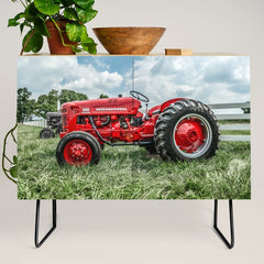 300 Vintage International Harvester Red Tractor Credenza
