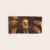1876 vintage beer advertisement poster for bar, barroom, kitchen, or dining room home wall decor Bath Towel