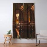 1876 vintage beer advertisement poster for bar, barroom, kitchen, or dining room home wall decor Window Curtain