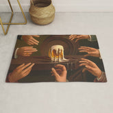 1876 vintage beer advertisement poster for bar, barroom, kitchen, or dining room home wall decor Rug
