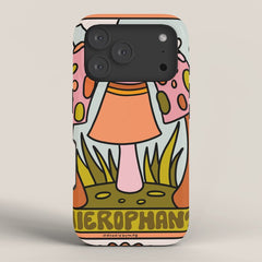 5. The Hierophant Mushroom iPhone Case