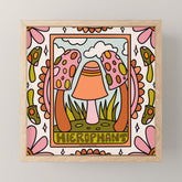 5. The Hierophant Mushroom Mini Art Print